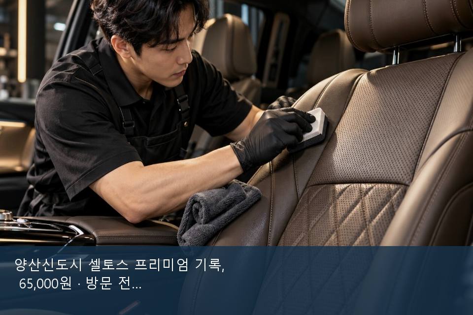 양산신도시 셀토스 프리미엄 기록, 65,000원 · 방문 전에 확인한 것